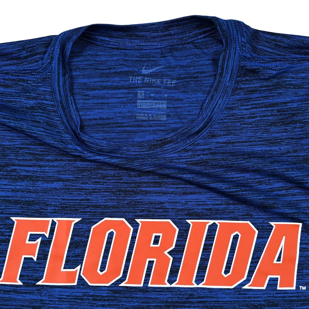 Florida Gators Shirt Mens Medium Blue NCAA Football Jordan Nike Long Sleeve - Picture 5 of 8